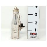Metal Miniature "Soda" Bottle w/Clip