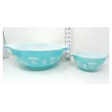 (2) Pyrex "Hot Air Balloons" Mixing Bowls - 4 Qt.