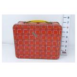 Ohio Art Plaid Metal Lunch Box - No Thermos