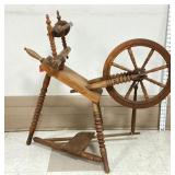 Antique Wooden Spinning Wheel