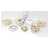 Heart Shaped Trinket Boxes