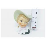 Vintage CAGC Lady Head Vase - N 505B