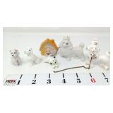 Miniature Poodle Figurines