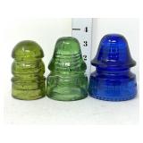(3) Colored Glass InsulatorsInsulators are