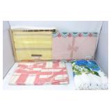 (3) New Cannon Towel Sets in Packages & Flowered