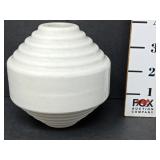 4" Ribbed Porcelain Lightning Rod Ball