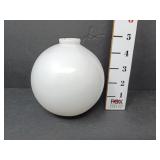 5" Milk Glass Lightning Rod Ball