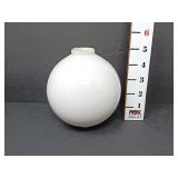 5" Milk Glass Lightning Rod Ball
