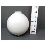 5" Milk Glass Lightning Rod Ball