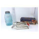Blue Atlas Canning Jar & French Fried Potato