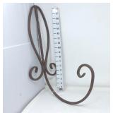 Brown Wrought Iron Scroll Bracket
