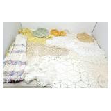 Crocheted Doilies & Apron
