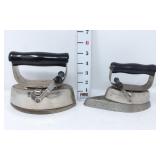 (2) Asbestos Flat Irons w/Detachable