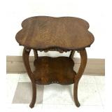 Antique Quarter Sawn Oak Four Leaf Clover Parlor