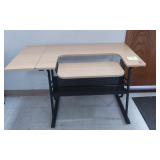 Wood & Metal Computer Desk