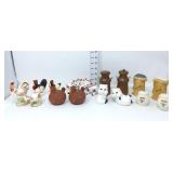 Country Salt & Pepper Shakers
