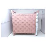 Vintage Pink Laundry Hamper