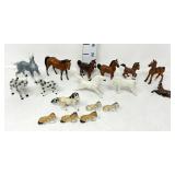 Miniature Bone China Horse Miniature Figurines