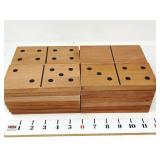 6" x 3" Wooden Dominoes