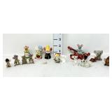 Miniature Bone China Mice Figurines