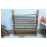 Homemade Oak & Cedar Raw Edge Bookshelf