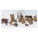 Handcrafted Wooden Animals
