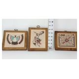 (3( Native American Sand Art Plaques