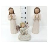 (3) Willow Tree Figurines