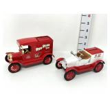 (2) ERTL Die-cast Advertising BanksTSC bank has
