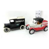 (2) ERTL Die-cast Advertising Banks