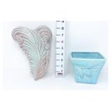 West Coast Pottery Wall Pocket & McCoy Planter