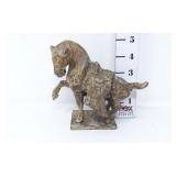Japanese Cast Iron Horse Sculpture (Kisouma War)