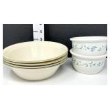 (4) Corelle Bowls & (2) Corelle Coordinates 7 oz