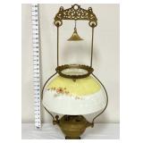 Antique Hanging Oil Lamp