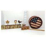 Patriotic Drum & Decor
