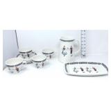 (10) Piece Figgjo Hardanger Dancers Serving Set
