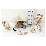 Coral Mushroom & Shell Formed Animals