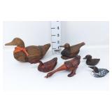 Handcrafted Wooden Ducks