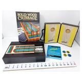 Cribbage Board & Coin Hole Games