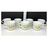 (7) Corelle Corning Strawberry Sundae Mugs