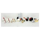 Miniature Rooster Figurines