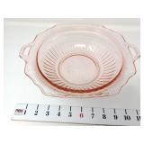 Mayfair Open Rose Pink Depression Serving Bowl