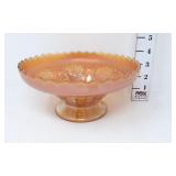 Vintage Carnival Glass Marigold Opalescent Bowl