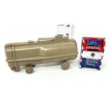 (2) Novelty Banks - Electrolux Coin Bank & U.S.