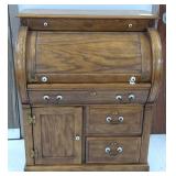 Oak Roll Top Desk