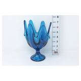 MCM Art Glass Six Petal Handkerchief Vase