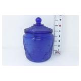 Colbalt Blue Biscuit Jar w/Lid
