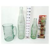 Coca-Cola Bottles, Mug, & Pencils