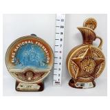 (2) Jim Beam BPOE Elks Decanters