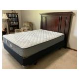 Queen Headboard w/Serta Perfect Sleeper Mattress